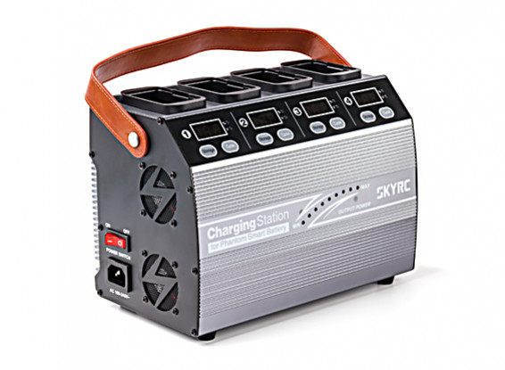 SkyRC 4P3 4 x 100 Watt AC Charger for DJI Phantom 3/4 Smart LiPoly Batteries (US Plug)