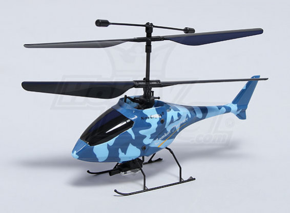 戦闘ツイスター極細同軸戦闘ヘリコプター - ブルー（RTF）