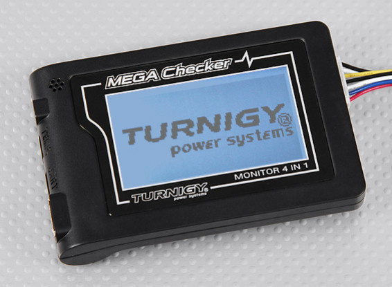 Turnigyメガチェッカー4イン1バッテリーチェッカー/モニタ