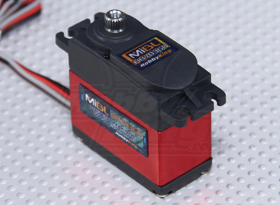 HobbyKing™ミデジタルブラシレス磁気誘導サーボHV / MG 15キロ/ 0.13sec / 56グラム