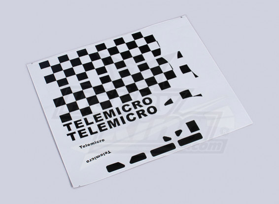 Telemicro 520ミリメートル - 交換用デカールセット