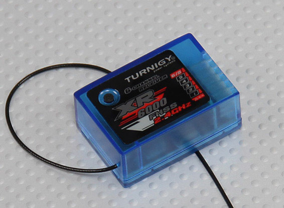 Turnigy 4X / 6X TX用Turnigy XR6000 6CH 2.4GHzのレシーバー