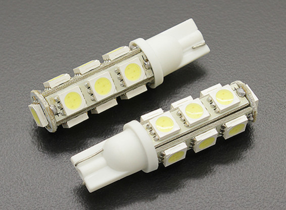 LEDコーンライト12V 2.6W（13 LED） - ホワイト（2個）