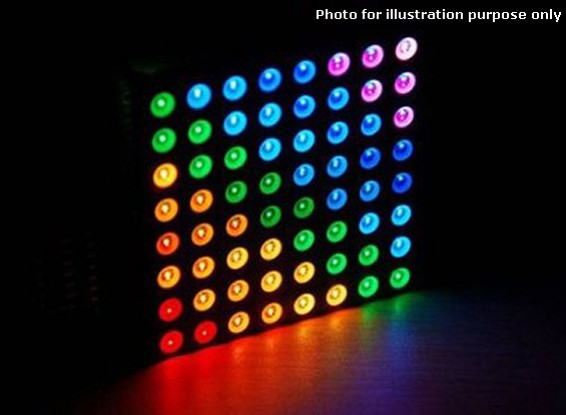 LEDマトリックス8x8の - トリプルカラーRGB共通アノード表示