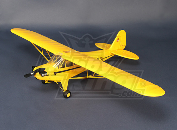 HobbyKing®™J3カブ - プラグアンドフライ（イエロー）