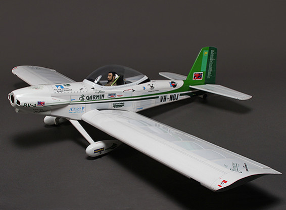 ヴァンの航空機RV-4スポーツスケールバルサ、グロー/ EPの1600ミリメートル（ARF）