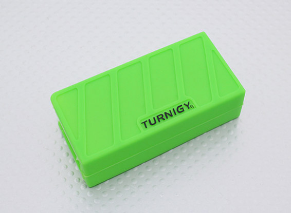 Turnigyソフトシリコンリポバッテリープロテクター（1000-1300mAh 3Sグリーン）74x36x21mm
