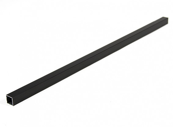 アルミスクエアチューブDIYマルチローター12.8x12.8x400mm（.5Inch）（黒）
