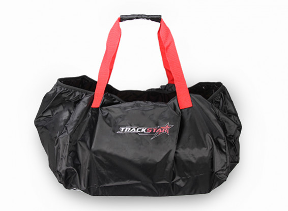 TrackStar 1/10スケールカーバッグ（レッド/ブラック）キャリー