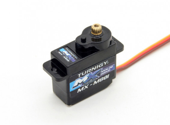 Turnigy™MX-M801マイクロMGサーボ2キロ/ 0.10sec / 12グラム
