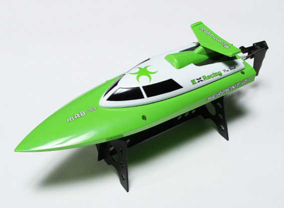 蛇2ミニVハルレーシングボート360ミリメートル - グリーン（RTR）
