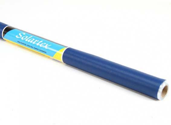 サテンSolartex塗装済みアイアン・オンファブリックカバーリング（ダークブルー）（5mtr）