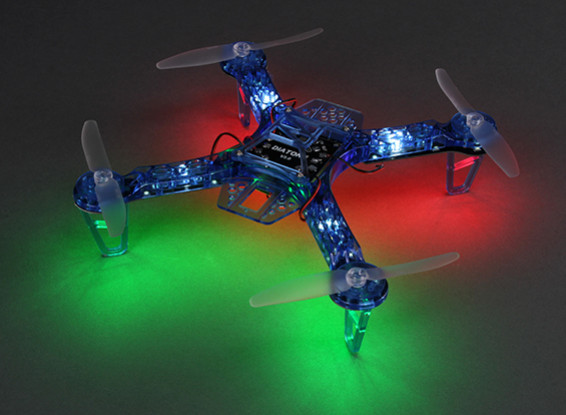 HobbyKing FPV250 V4ブルーゴースト版LEDナイトフライヤーFPVドローン（ブルー）（キット）