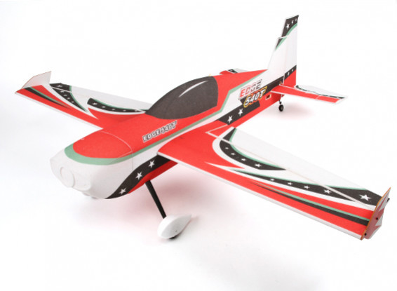 HobbyKing™エッジ540T EPP /ライト合板3Dエアロバティック飛行機1430ミリメートル（ARF）（赤）
