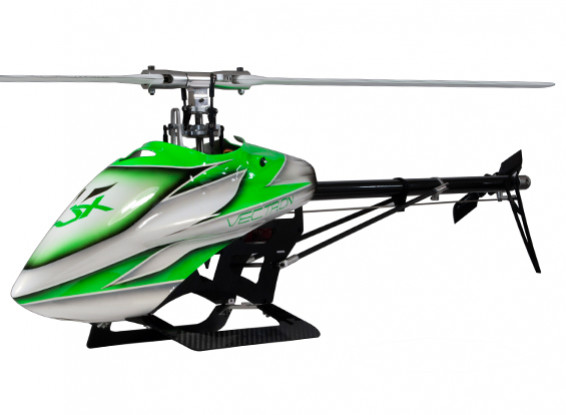 RJX Vectronの520電気フライバーレス3Dヘリコプターキット（グリーン）