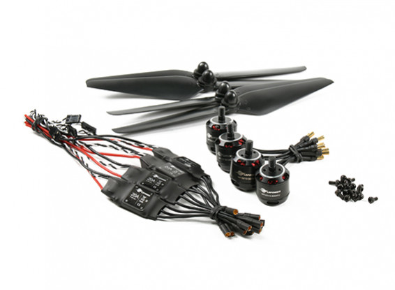 LDPOWER D300-2 Multicopter電源システム2213-920kv（9.5 X 4.5）（4パック）