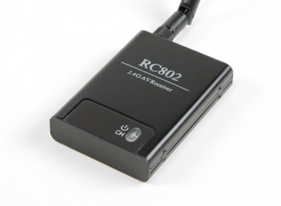 SkyZone RC802  -  2.4GHzの8チャンネルAVレシーバー