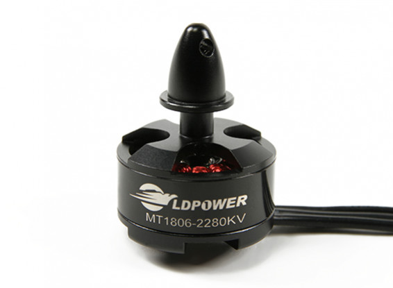 LDPOWER MT1806-2280KVブラシレスMulticopterモーター（CCW）