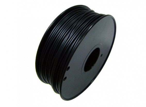 ABS 1KGスプールを実施HobbyKing 3Dプリンタフィラメント1.75ミリメートル電気（ブラック）