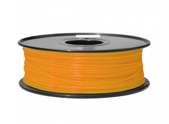 HobbyKing 3D Printer Filament 1.75mm ABS 1KG Spool (Translucent Orange)