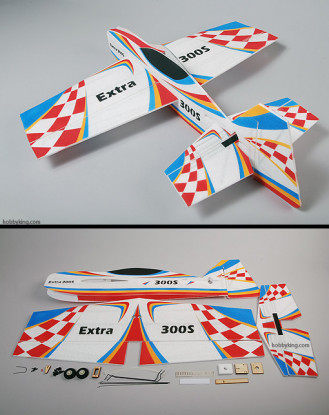 エクストラ300S EPP 3D飛行機モデル（アンブレイカブル）