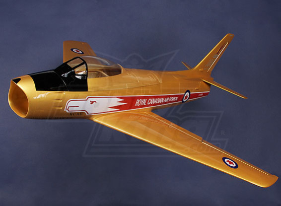 F86セイバーRCAFの90ミリメートルEDFジェット1038ミリメートルグラスファイバー（ARF）