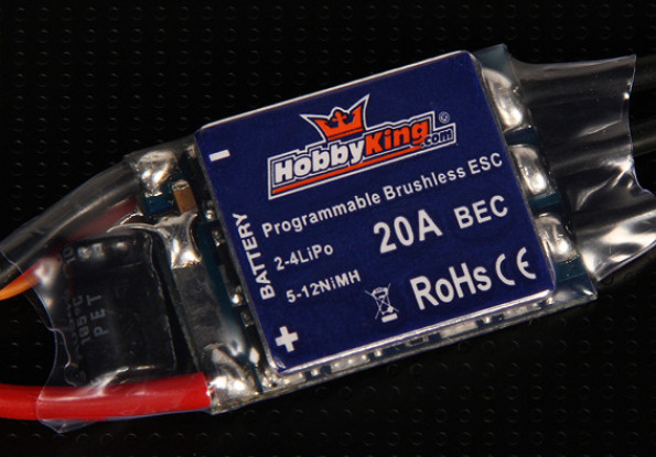 HobbyKing 20A BlueSeriesブラシレススピードコントローラー