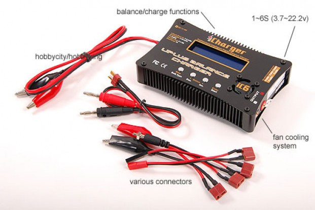 iCharger IC6デジタルバランス充電器6cell