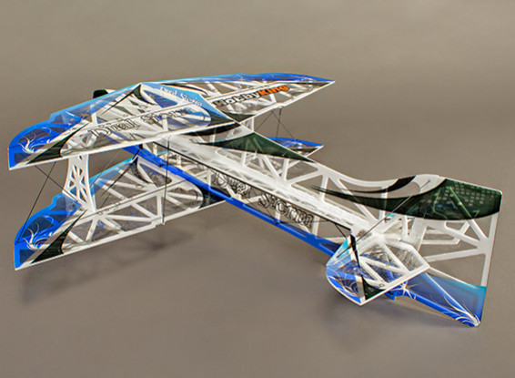 HobbyKingデュアルストームF3Pウルトラライトは、モーター850ミリメートル（KIT）/ wの屋内3D複葉機をEPS