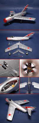 MIG-15戦闘機のR / Cダクテッドファンジェットプラグ・アンド・フライ