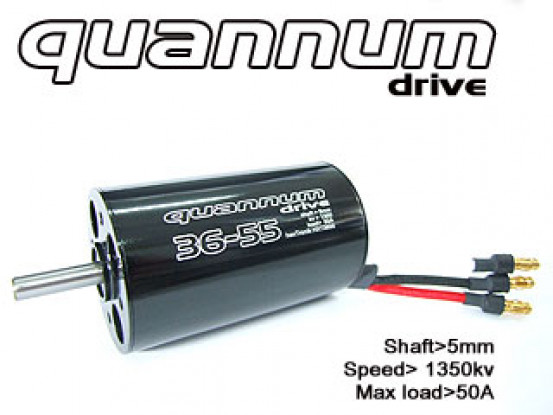 Quannum 36-55 5ミリメートルシャフト1345kvの45Aを駆動