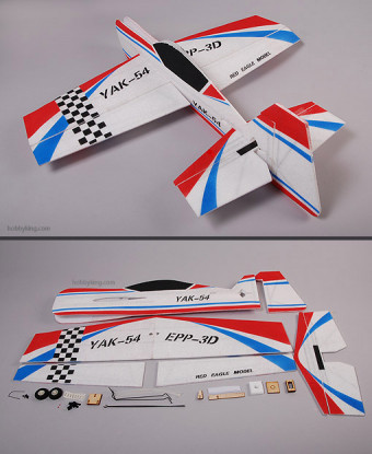 YAK54 EPP 3D飛行機モデルアンブレイカブル
