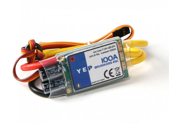 Hobbyking YEP 100A（2〜6S）SBECブラシレススピードコントローラー