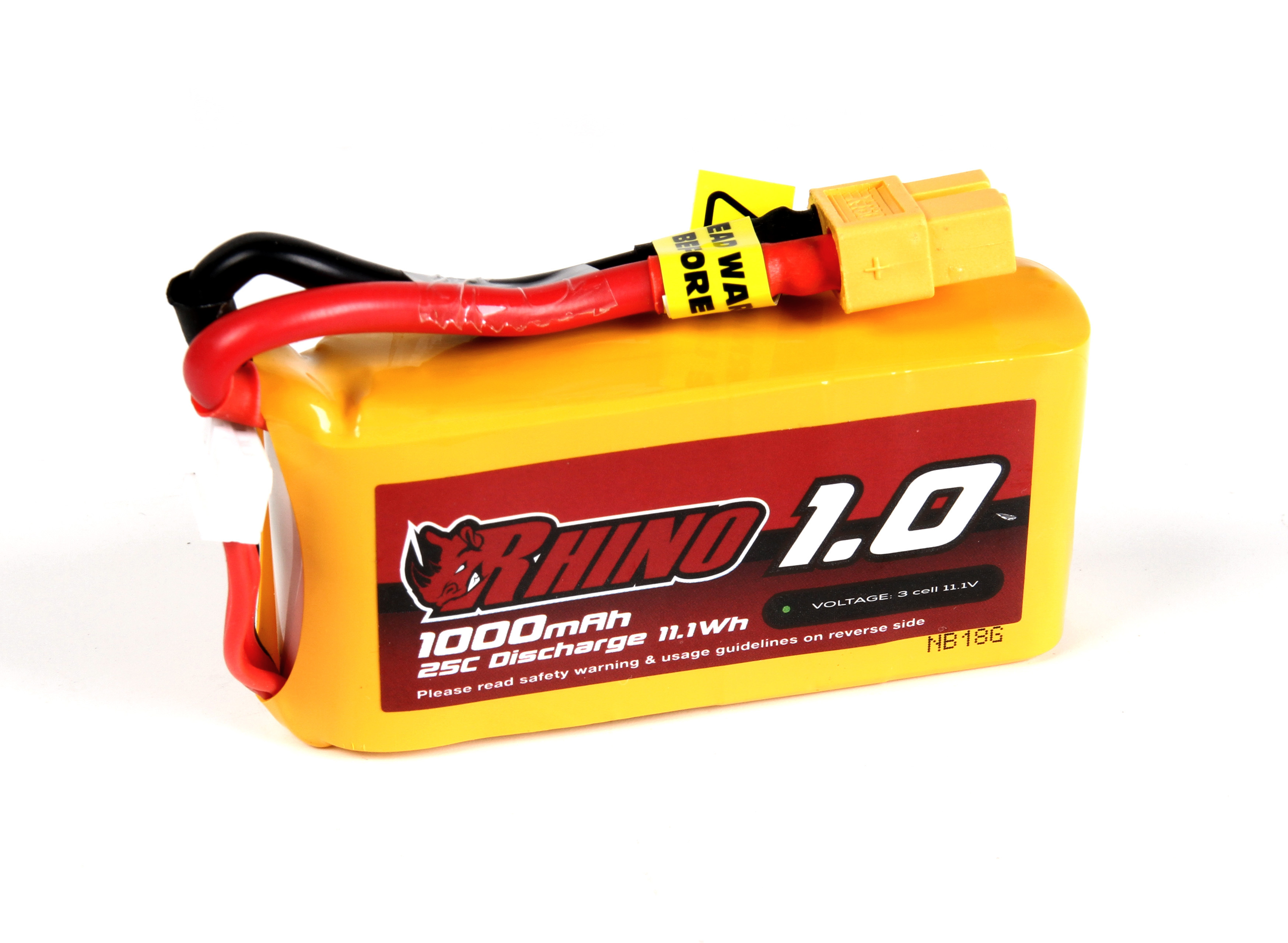 Rhino 1000mAh 3S 25C Lipo Battery Pack w/XT60 HobbyKing