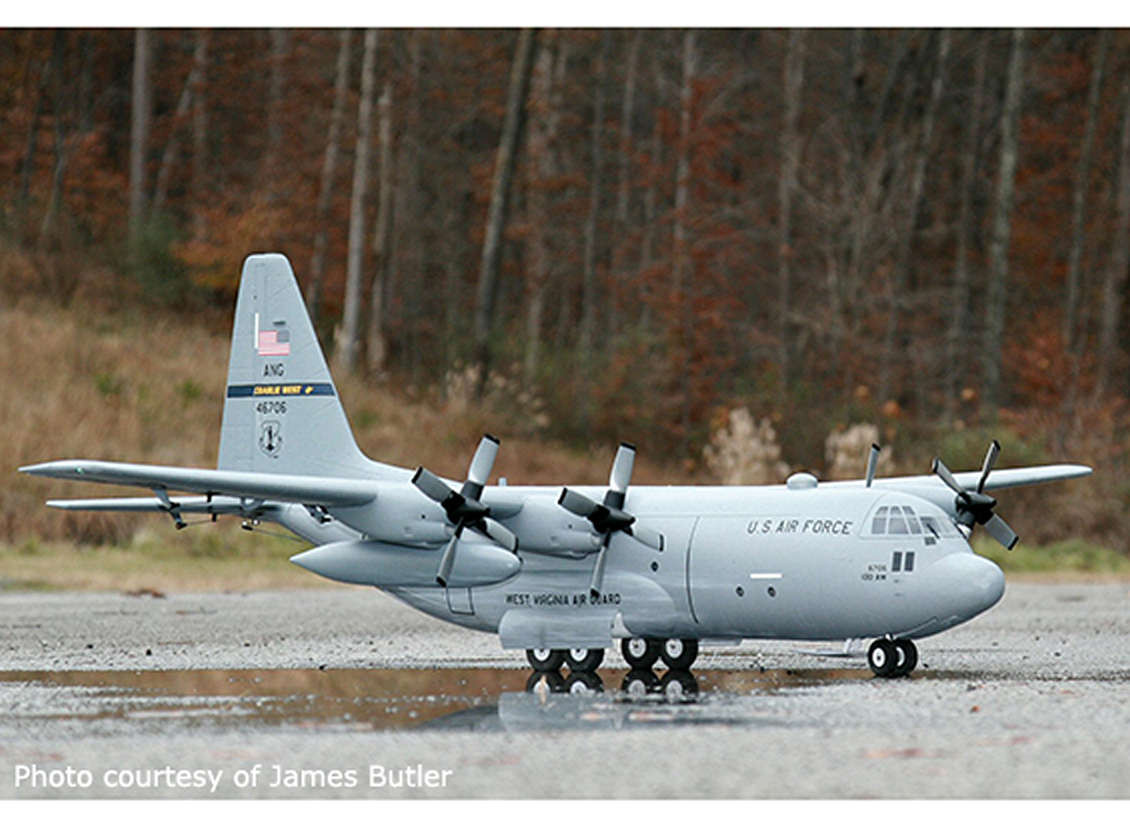 Avios C-130 Hercules (PNF) Military Grey EPO 1600mm (63