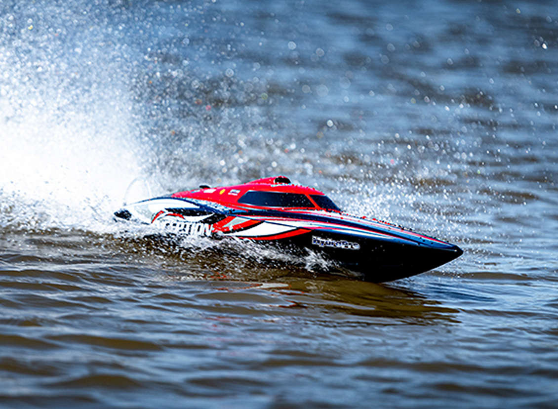 HydroPro Inception Brushless RTR Deep Vee Racing Boat 950mm (Red ...