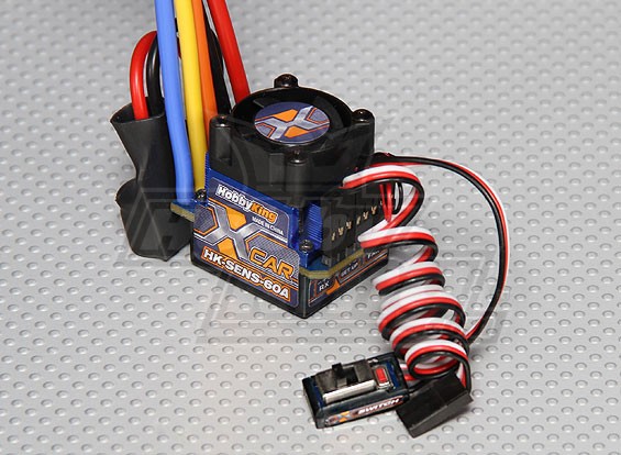 HOBBY KING センサード　ブラシレスアンプ　ESC X-CAR 120A 新品未使用　PC接続ケーブル付き　タミヤ　京商　ヨコモ　フタバ　サンワ 