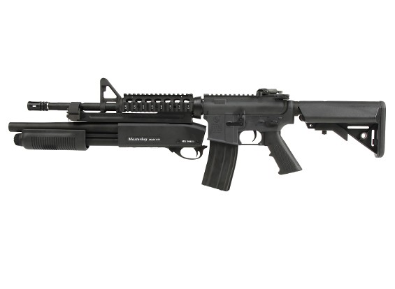 マスターキーとG＆P M4 RAS AEG（コルト、ブラック）
