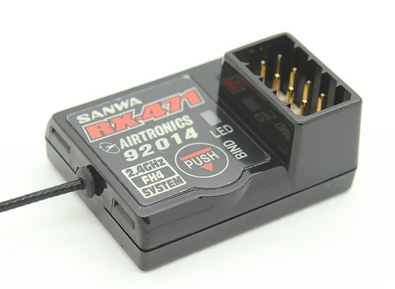 SANWA RX-481 2.4GHz受信機 サンワ RX-481 レシーバー 受信機 2.4G SANWA RX-481 2.4GHz 受信機