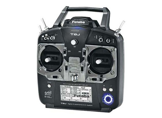 Futaba T8J 送信機 双葉8J 8チャネル2.4GHzのコンピュータの無線システム（モード2）