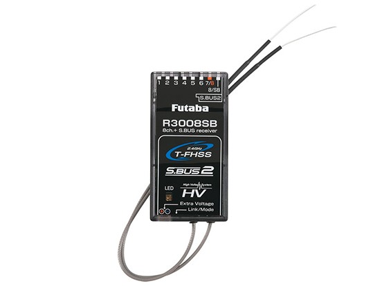 フタバR3008SB 32分の8チャネルS.Bus2高電圧レシーバ