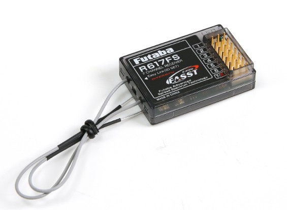 【ファッション通販】 フタバR617FS 7チャンネルFASSTレシーバ ホビーラジコン