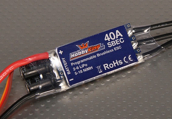 HOBBY KING センサード　ブラシレスアンプ　ESC X-CAR 120A 新品未使用　PC接続ケーブル付き　タミヤ　京商　ヨコモ　フタバ　サンワ 