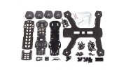 Diatone Tyrant 215 FPV Racing Drone - Black (Frame Kit) - parts