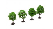 HobbyKing™ 90mm Scenic Wire Model Trees with Base (4 pcs)