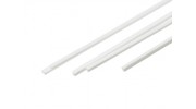 ABS Square Rod 1.0mm x 1.0mm x 500mm White (Qty 5)