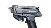 Sanwa MT-44 4Ch 2.4GHz Surface Radio System w/RX-482 Receiver - back view