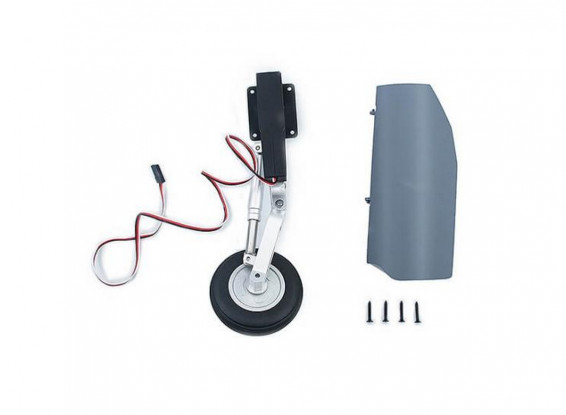 XFLY Alpha Jet (Grey) Replacement Retract Unit w/Oleo Strut, Wheel & Left Gear Door