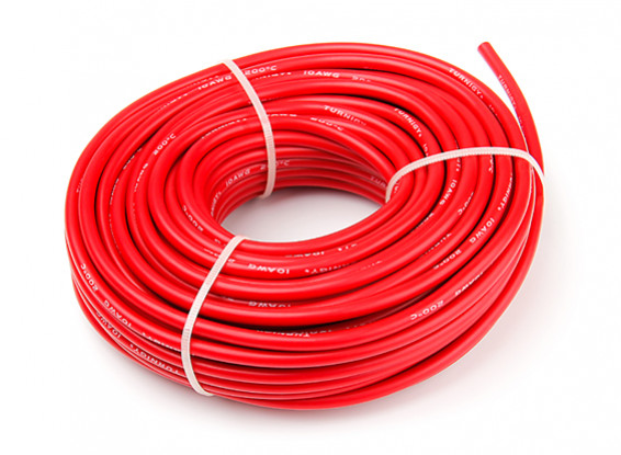 Turnigy High Quality 10AWG Silicone Wire 20m (Red)