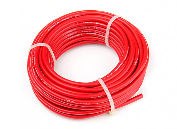 Turnigy High Quality 14AWG Silicone Wire 8m (Red)